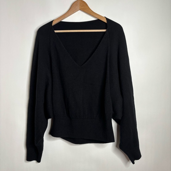 LAFAYETTE 148 Cashmere Convertible Blouson Pullover In Black XL NWT - Picture 5 of 16